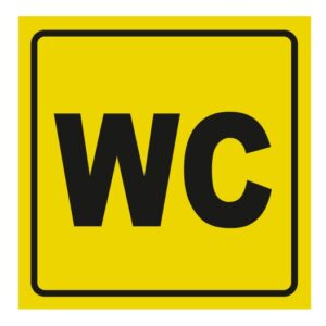 Стікер “WC”