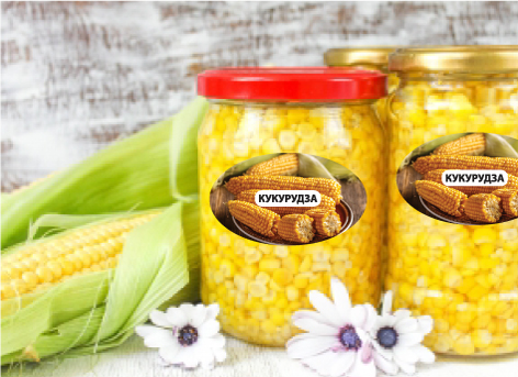 Стікер “Кукурудза”