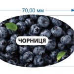 Стикер Черника
