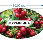 Стікер Журавлина