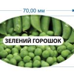 Стикер Зеленый горошек