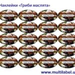 Стікер Гриби маслята - фото 2
