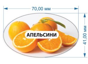 Стікер “Апельсини”
