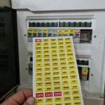 Стікери на електричні автоматичні вимикачі - фото 1