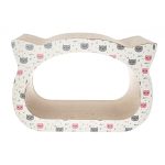 Дряпалка Вуха Hello Kitty білого кольору з котиками
