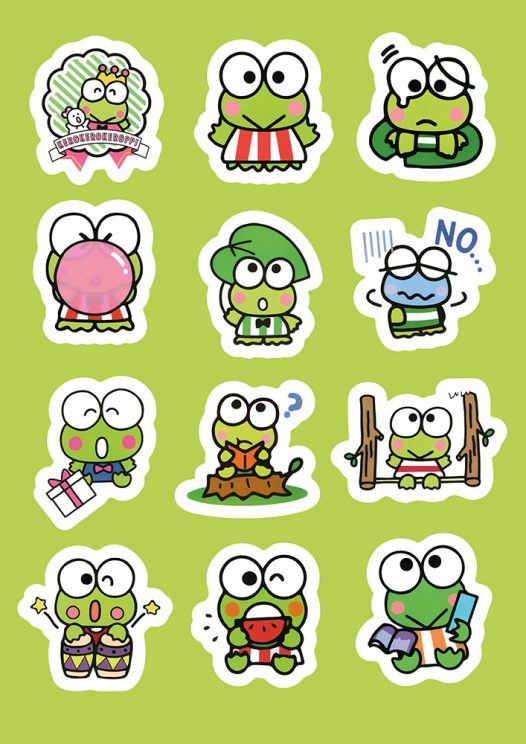 стікерпак keroppi стікерпак keroppi