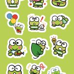 набір стікерпаків keroppi