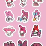 набір стікерпаків my melody