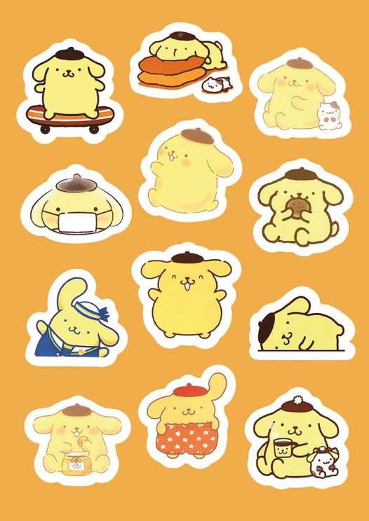 стікерпак pompompurin стікерпак pompompurin